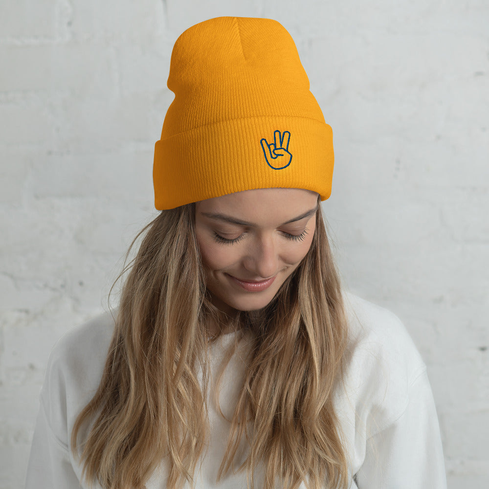 Lucky 7 Cuffed Beanie